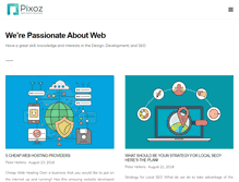 Tablet Screenshot of pixoz.net
